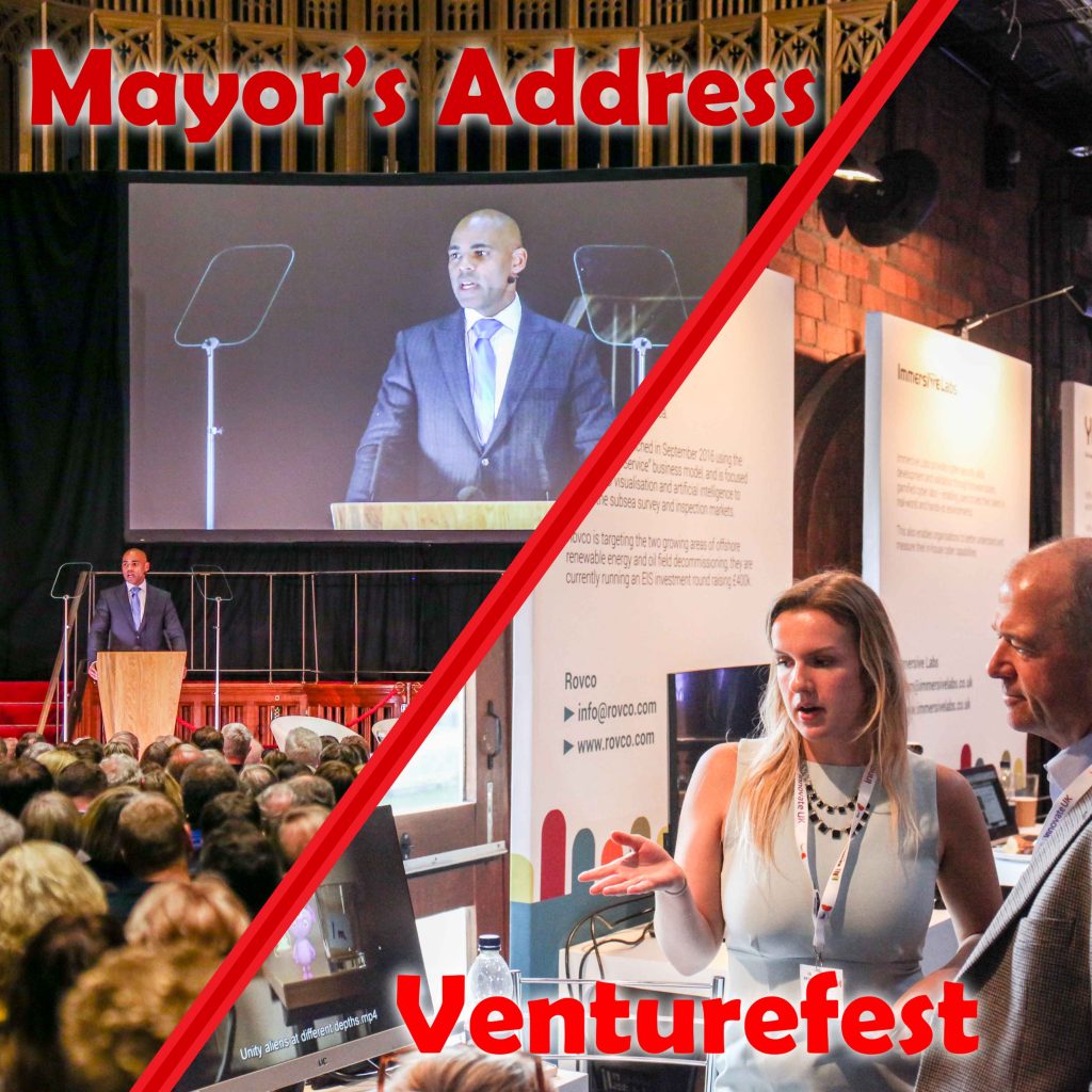 Evans_Audio_Visual_Staging_Venturefest_Mayor's_Address